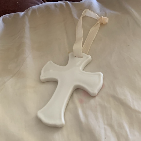 Ceramic cross with November on it and November stone of the month,hang it up - Picture 2 of 2